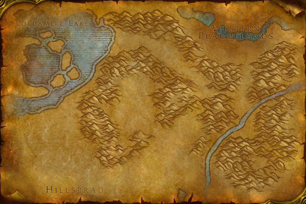 The map of Alterac Mountains