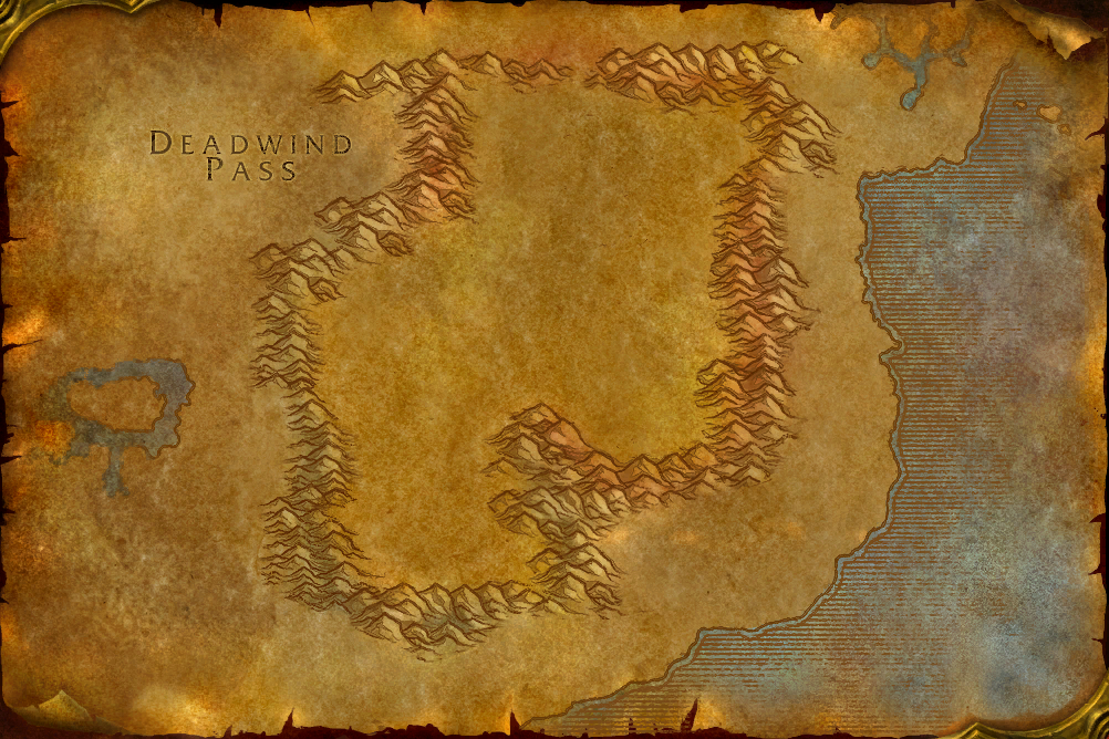 The map of Blasted Lands