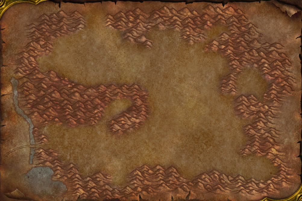 The map of Eastern Plaguelands