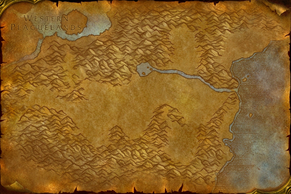 The map of The Hinterlands