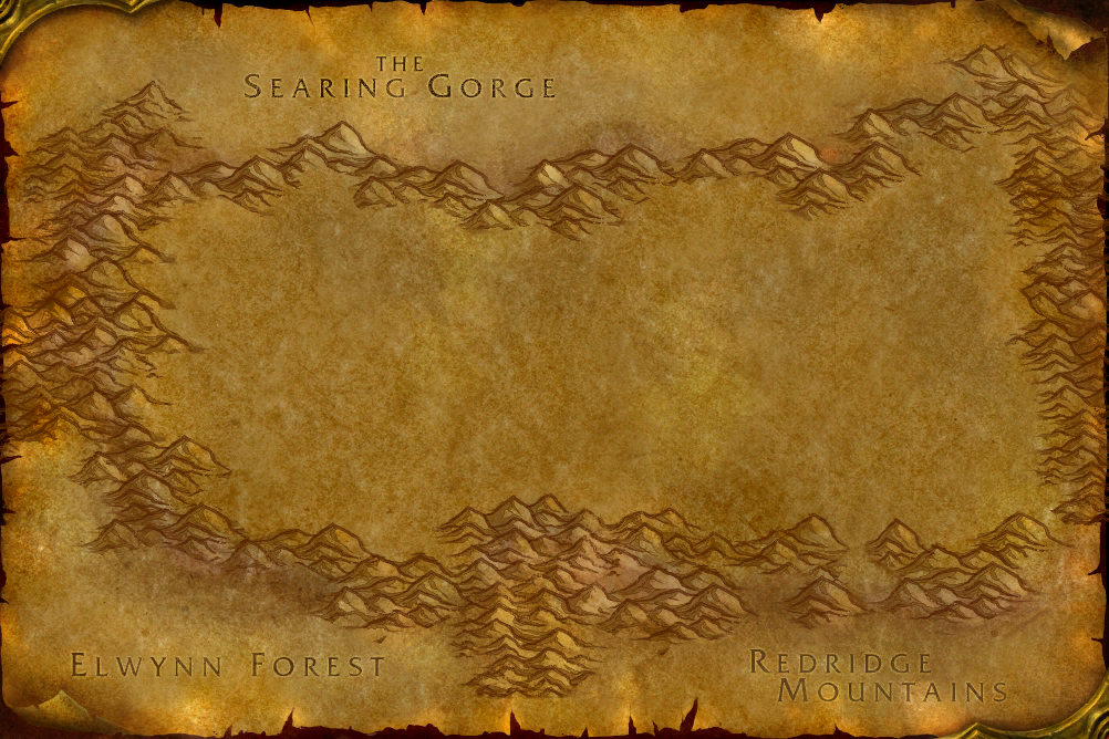 The map of Burning Steppes