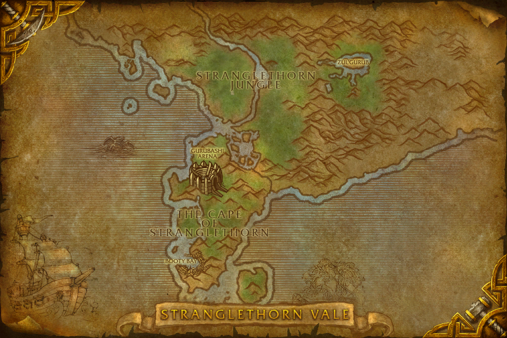 The map of Stranglethorn Vale