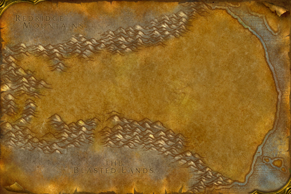 The map of Swamp of Sorrows