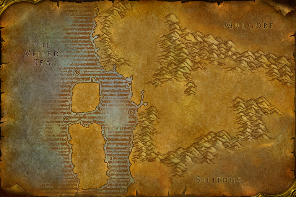 The map of Feralas