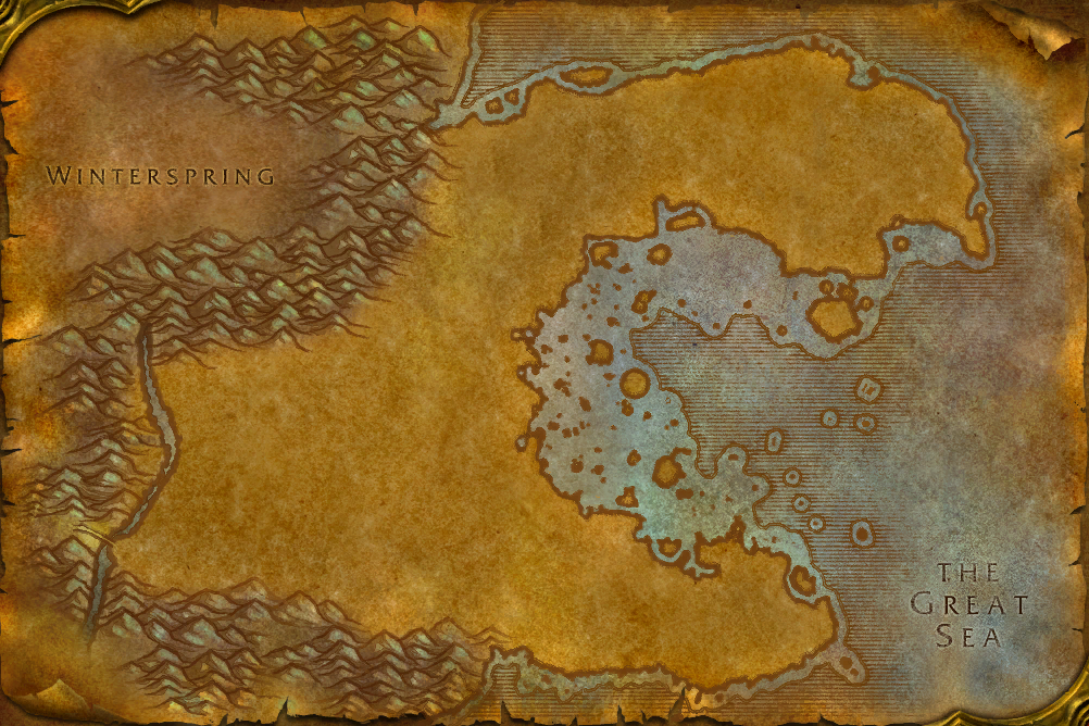 The map of Azshara
