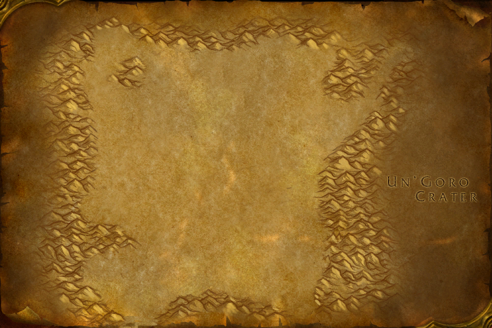 The map of Silithus