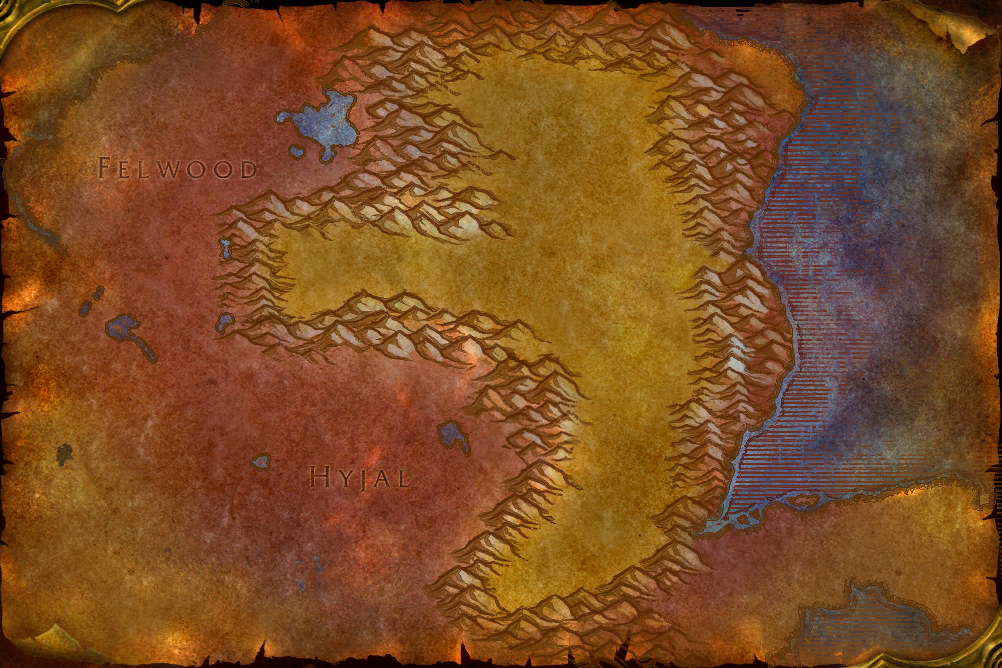 The map of Winterspring