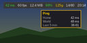 Info bar in the game